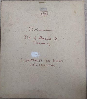 Vanni Viviani (1937-2002) - Contrasti su piani