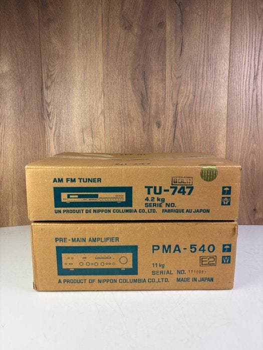 Denon - PMA-540 Amplifier - TU-747 Tuner - Boxed Stereoset, Audio, Tv en Foto, Radio's