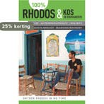 100% Rhodos, Kos en Dodekanesos / 100% regiogidsen, Verzenden, Zo goed als nieuw, Mette Iversen