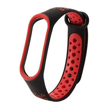 Drphone XM34 - Xaomi Bandje - Voor M3 M4 - Zwart/Rood, Verzenden