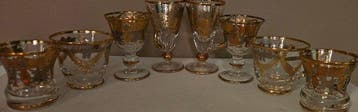 antica cristalleria italiana - Drinkservies (8) - Sumptueuze