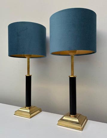 Tafellamp - Messing - Twee tafellampen