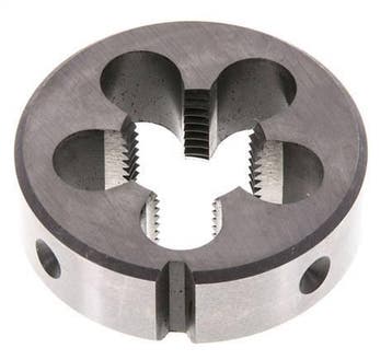 Filière ronde DIN EN 22568 Filetage fin M 18x1.50, Bricolage & Construction, Outillage | Outillage à main, Verzenden