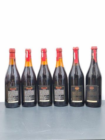 1980 , 1981 ×3, 1982 & 1986 Giordano - Barolo DOCG - 6, Nieuw