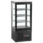 Koelvitrine | UPD | 80L | Zwart | +2°C/+12°C | Geforceerd |, Verzenden