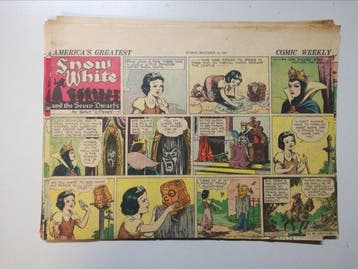 Snow White and the Seven Dwarfs - 20 Krantenpaginas -, Nieuw