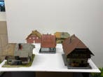 onbekend H0 - Décor de train miniature (7) - 6 maisons-model