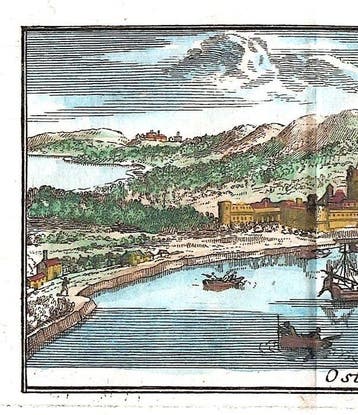 Italie - Ostia / Lazio; Rogissart - Ostie - 1701-1720, Livres, Atlas & Cartes géographiques