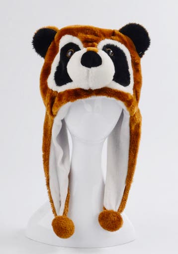 KIMU® Muts Flappen Bruine Wasbeer Laplander met Oortjes Racc, Ophalen of Verzenden, Nieuw