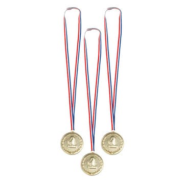 3 Medailles 1 7.5cm, Hobby en Vrije tijd, Verzenden, Nieuw