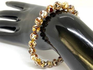 Bracelet dambre - Infinite Shimmer : Perles rondes en