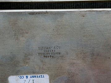 Deksel - .925 zilver - Tiffany-zilveren doos