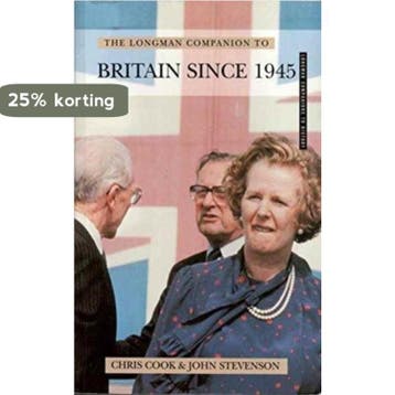 Longman Companion to Britain Since 1945 9780582070318, Verzenden, Gelezen, Chris Cook