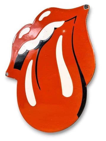 Rolling Stones - Emaille plaat - Emaille