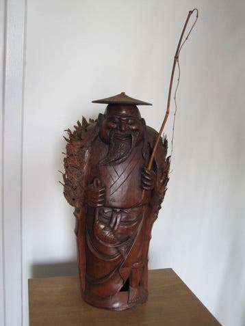 wesoy rybak - Hout, Bamboe - Azië