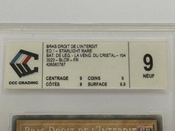 Konami - 1 Graded card - Yu-Gi-Oh! - CCC 9, Nieuw