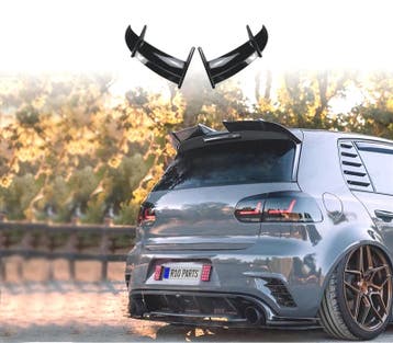 AILERON SPOILER VOLKSWAGEN VW GOLF MK6 08-12 NOIR BRILLANT, Verzenden