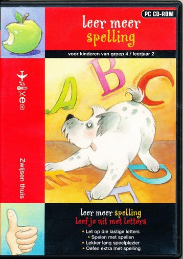 Leer meer spelling (groep 4) PC-CD Rom, Verzenden