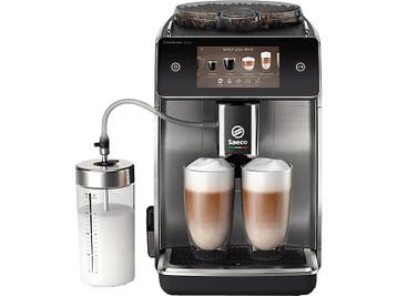 Saeco - Volautomatische espressomachine - Zwart/zilver, Verzenden, Nieuw, Gemalen koffie, Afneembaar waterreservoir