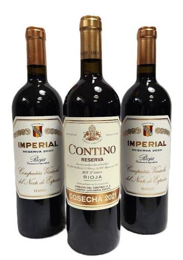 2021 CVNE, Contino, reserva x1 & 2020 Imperial, reserva x2 -, Nieuw