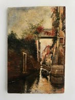 Italiaanse school (XX) - Gondola su Rio di Venezia