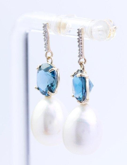 Sans prix de réserve - Boucles doreilles - 14 carats Or, Bijoux, Sacs & Beauté, Boucles d'oreilles