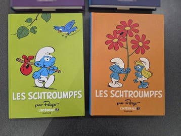 Les Schtroumpfs - Intégrale T1 à T4 - 4x C - 4 Album -, Boeken, Nieuw