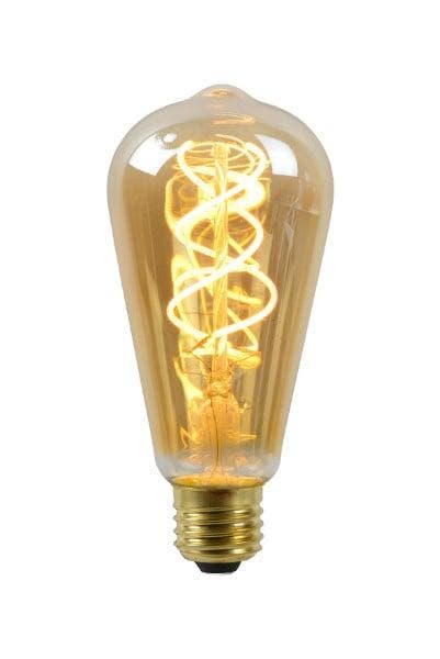 Lucide LED Lamp Long - Amber 2200K E27 5 Watt dimbaar, Maison & Meubles, Lampes | Lampes en vrac, Envoi