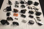 Een partij verrekijkers, cameras, lenzen en analoge, TV, Hi-fi & Vidéo