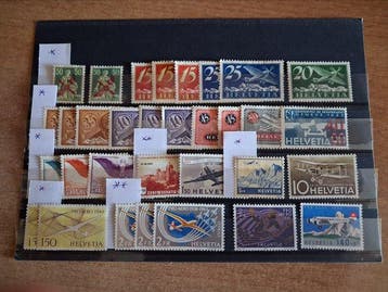 Zwitserland 1919/1988 - Luchtpost Zwitserland - mooie, Timbres & Monnaies, Timbres | Europe | Belgique