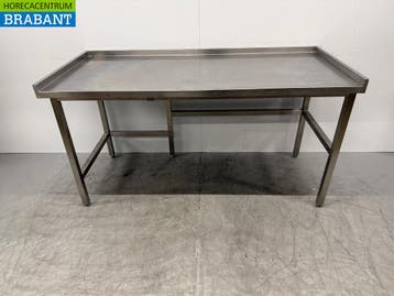 Table de travail en acier inoxydable 180 x 80 x 92 cm, Verzenden