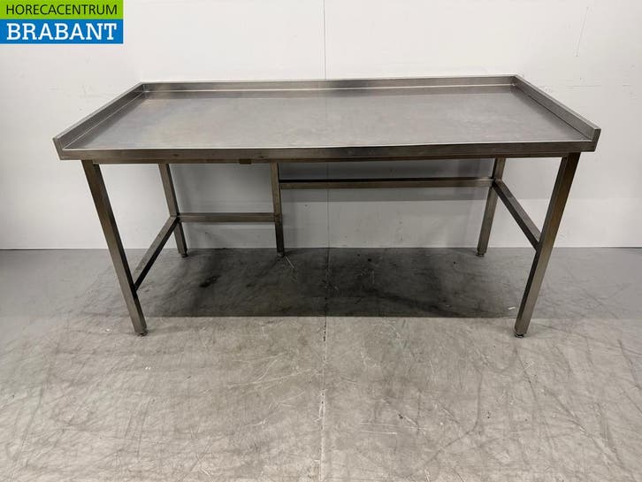 Table de travail en acier inoxydable 180 x 80 x 92 cm, Articles professionnels, Horeca | Autre, Envoi