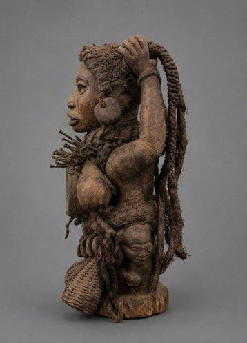 Statuten - standbeeld Congo - Bakongo - Congo (Zonder, Antiek en Kunst, Kunst | Niet-Westerse kunst
