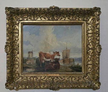 Scuola olandese (XIX), After Albert Cuyp - Paesaggio