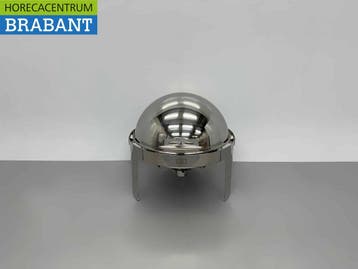 HCB Ronde Chafing Dish Rolltop RVS – 6 liter – Horeca, Zakelijke goederen, Ophalen of Verzenden, Nieuw in verpakking