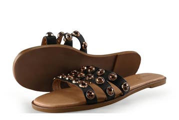 Notre-V Slippers in maat 42 Zwart, Verzenden, Slippers