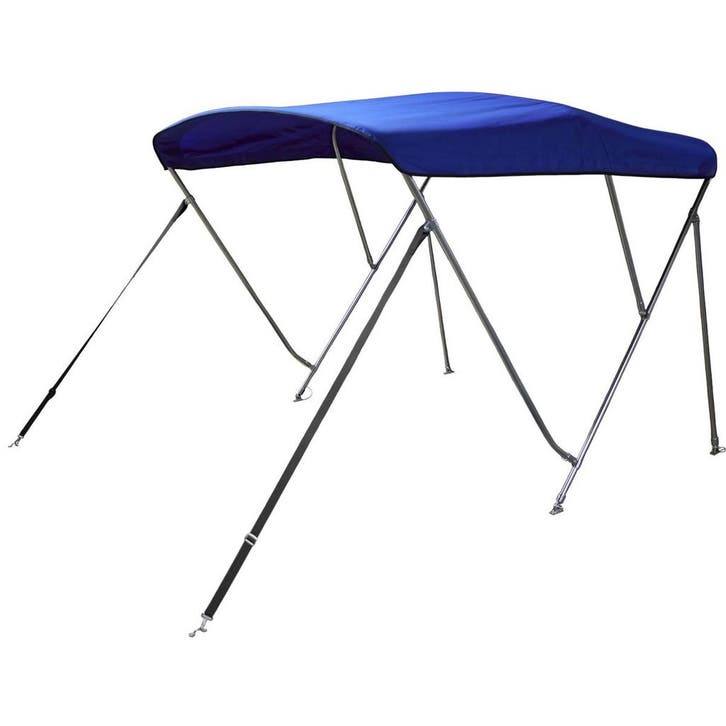 Biminitop Rvs 3 Boog 140-160cm Breed Blauw, Watersport en Boten, Accessoires en Onderhoud, Nieuw, Ophalen of Verzenden