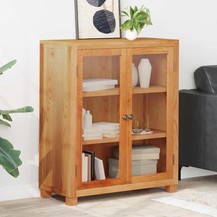 vidaXL Kast met plank met opslag Bruin 80 x 35 x 95 cm, Huis en Inrichting, Kasten | Overige, Nieuw, Verzenden