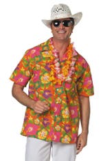 Hawaii Blouse Oranje, Verzenden, Nieuw