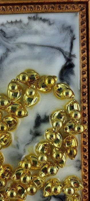 Guy-philippe Bruhammer - 3D  LOVE GOLD, Antiek en Kunst, Kunst | Schilderijen | Modern