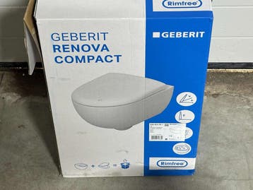 Geberit Renova Compact hangend toilet, Doe-het-zelf en Bouw, Gereedschap | Overige machines, Nieuw