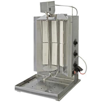 Dönergrill | Elektrisch | 6 Elementen | 6kW (400V) |, Verzenden