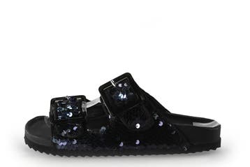 Colors of California Slippers in maat 37 Zwart, Kleding | Dames, Schoenen, Slippers, Verzenden, Zwart, Zo goed als nieuw