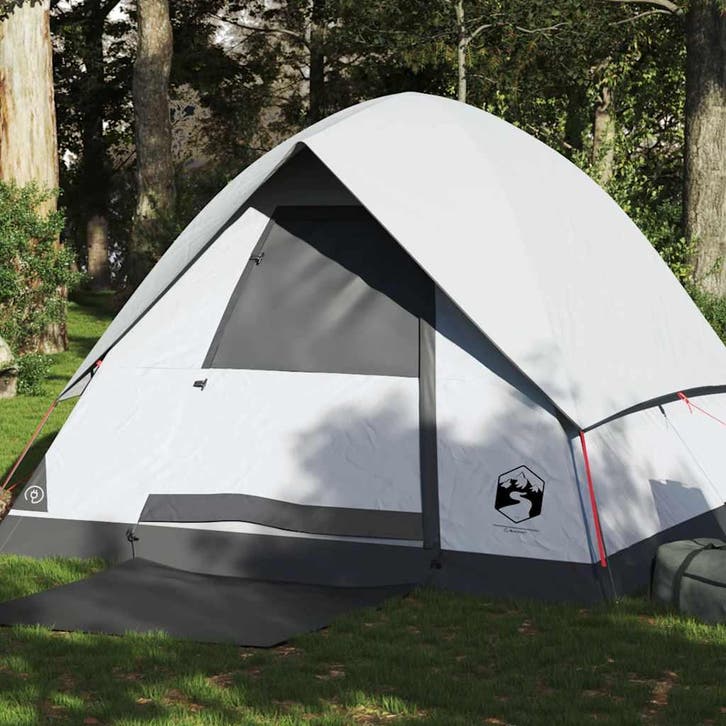 vidaXL Koepeltent 4-persoons waterdicht verduisterend stof, Caravans en Kamperen, Tenten, Nieuw, Verzenden