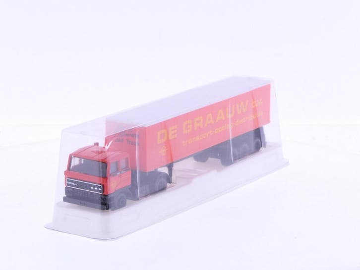 Schaal 1:87 EFSI DAF 3300 met oplegger De Graauw #7019, Hobby & Loisirs créatifs, Voitures miniatures | 1:87, Enlèvement ou Envoi