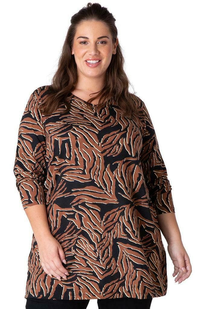 Tuniek Bibelot Yesta 85CM maat 58/60, Kleding | Dames, Blouses en Tunieken, Verzenden