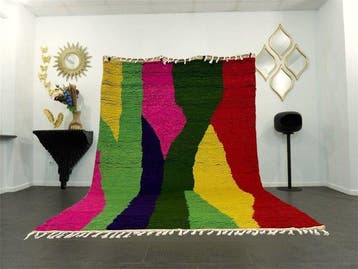 Berber, Veelkleurig Berbertapijt - Tapijt - 305 cm - 203 cm, Nieuw