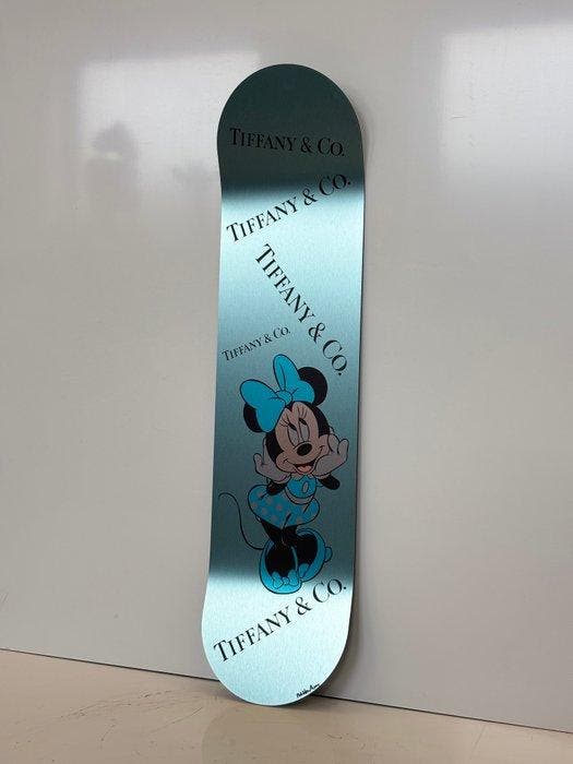 Rob VanMore - Skating by Tiffany & Co x Minnie, Antiek en Kunst, Kunst | Schilderijen | Modern