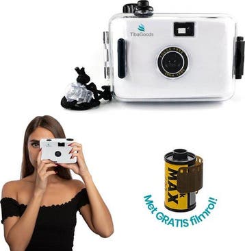 2dekans | TibaGoods wegwerpcamera - Met rol - Waterdicht -, Audio, Tv en Foto, Ophalen of Verzenden, Nieuw