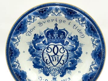 De Porceleyne Fles, Delft - Bord - Aardewerk - Nr. 2/500